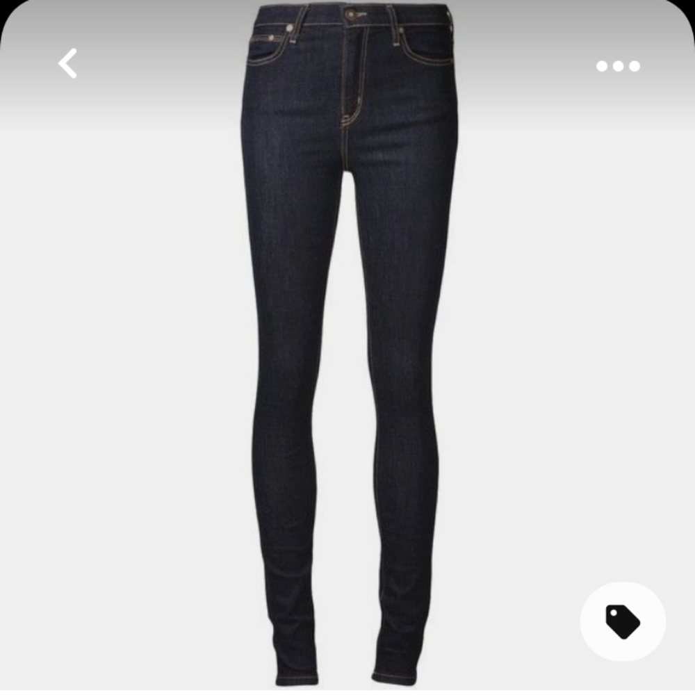 Kill City Too High waist Super High Skinny Dark Wash blue Jeans